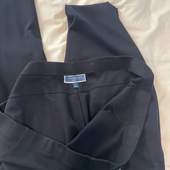 Karen Scott Pull On Comfort Pant Navy 3x​ - Picture 8 of 11